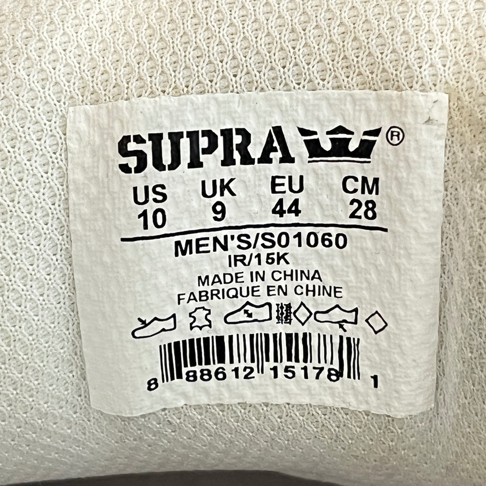 Supra Skytop II Chad Muska 002 Mens 10 White Leather High Top Sneakers S01060 - Picture 2 of 16